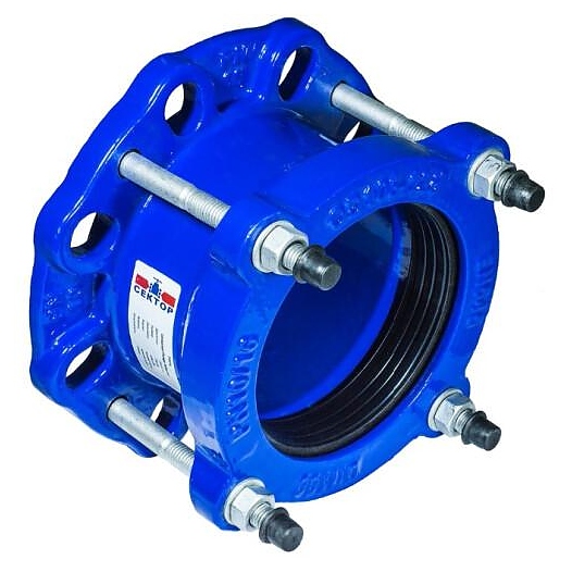 Муфта Сектор чугун соединительная Ду 150 (Дн 159-182) Ру16 ПФРК