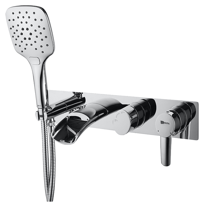 Смеситель для ванны и душа LEMARK Atlantiss LM3224C встраиваемый, хром