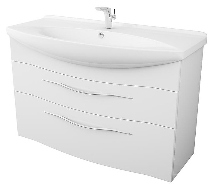 Тумба подвесная под раковину OWL Vessla stor 105 OW22.14.00, белая