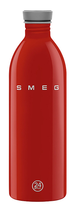 Бутылка для воды SMEG WBF02RD 1000 мл красный, глянцевый