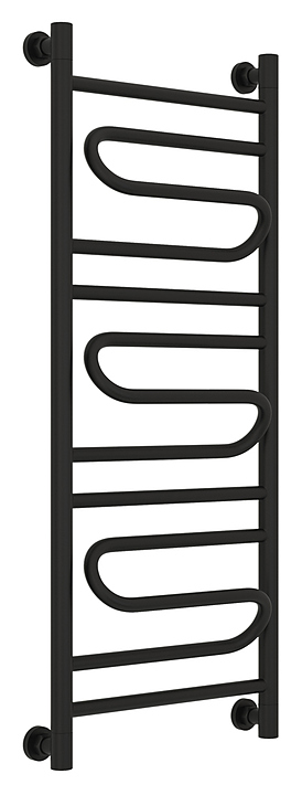 Полотенцесушитель водяной Сунержа Элегия+ 100x40 см матовый черный