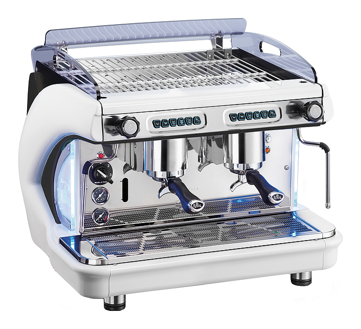 Кофемашина Royal Synchro T2 2GR SB Automatic Boiler 6LT черно-красная