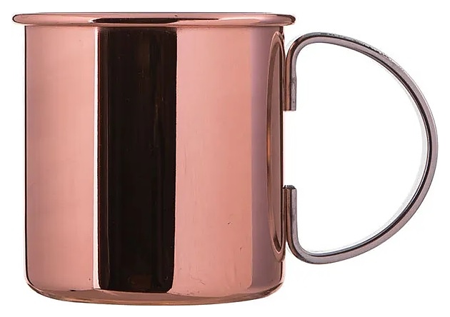 Кружка для коктейля Московский мул ProBar CY14-527-ST 400 мл d=9 см h=9 см (нерж. сталь) розовое золото