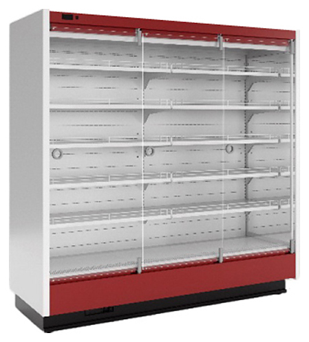 Горка холодильная гастрономическая Марихолодмаш София 220/92 ВХСп-1,875 (фронтальное остекление - двери стеклопакет)