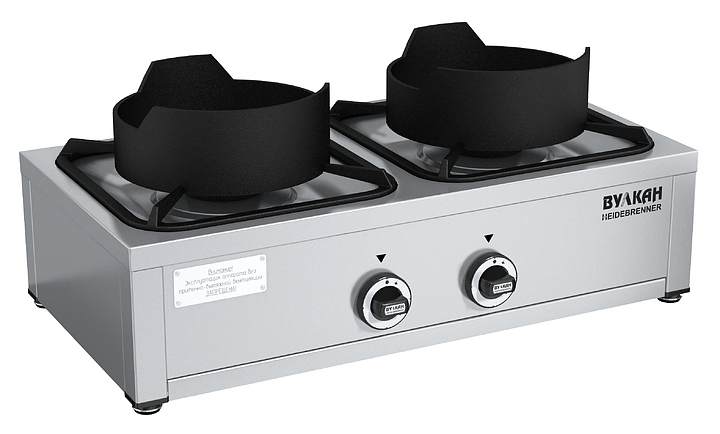 Плита газовая Вулкан KSB02 8071 WOK