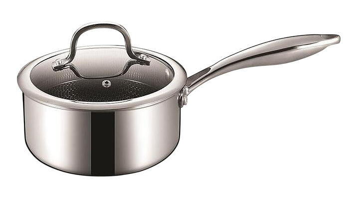 Сотейник P.L. Proff Cuisine New Kitchen Honeycombs 81280244 2.7 л d 20 см h 9 см нержавеющая сталь, индукция