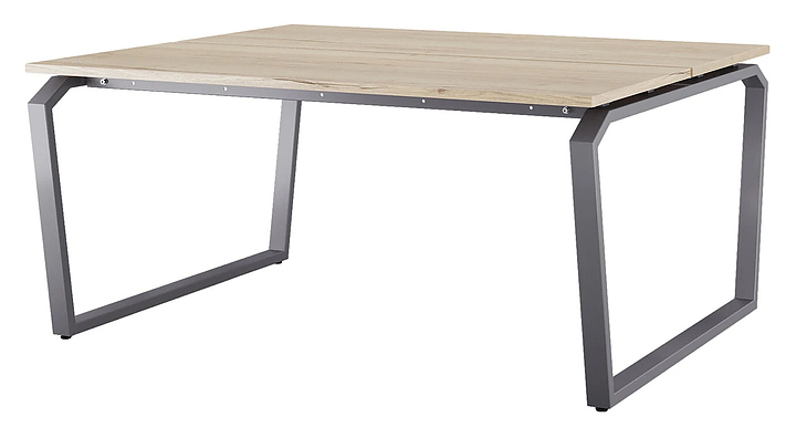 Стол офисный КОБОР TB/2-80/160 graphite/natural