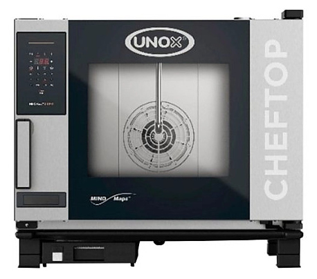 Пароконвектомат UNOX XEVC-0511-GPLM газ, петли справа