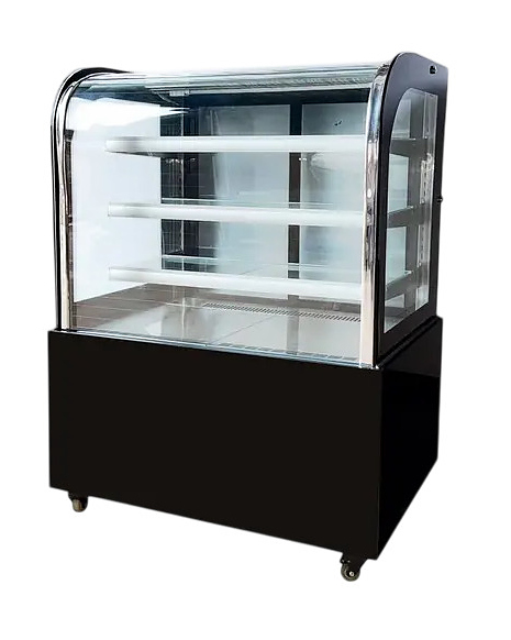 Витрина кондитерская CLSY Radius 90, 300 л черный