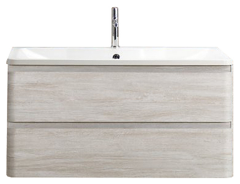 Тумба под раковину BelBagno ALBANO-1000-2C-SO-RVB старинный белый дуб