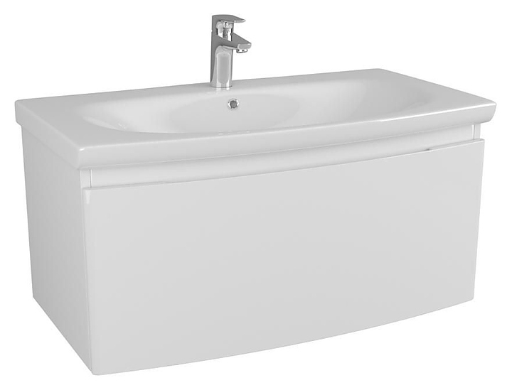 Тумба подвесная под раковину OWL Gotland 90 OW010030, белая / tiffani