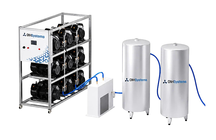 Установка компрессорная безмасляная V-образная стационарная ONH Systems CСК 9X4V P