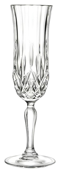 Бокал флюте для шампанского RCR Cristalleria Italiana Style Opera 25609020006 130 мл (хрустальное стекло)