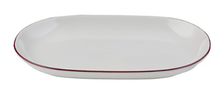 Блюдо овальное ID Fine Modest Maroon 13001-143037 37 см