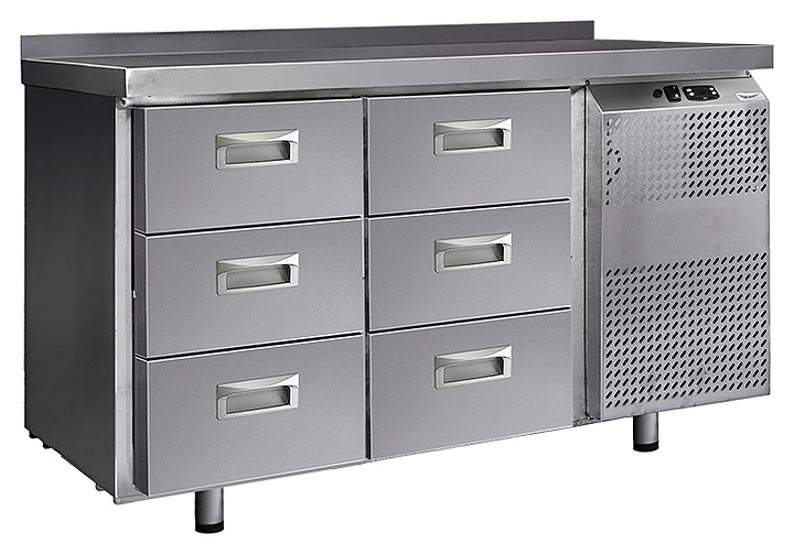 Стол холодильный Finist СХС-700-0/6 (боковой холодильный агрегат)