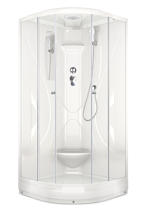 Душевая кабина Domani-Spa Elegance DS01E99LACl00 90х90 см