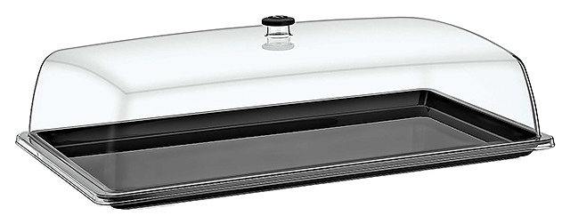 Поднос для подачи Gastroplast GFT-11/B GN1/1 53х32,5 см (поликарбонат) черный