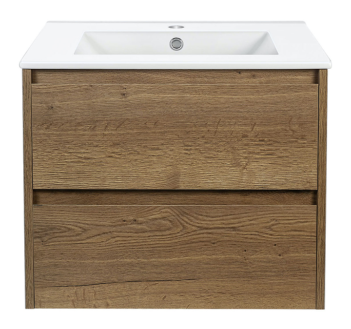 Тумба под раковину Vincea Gio 600 T.Oak 60х46 см, подвесная, дуб табак