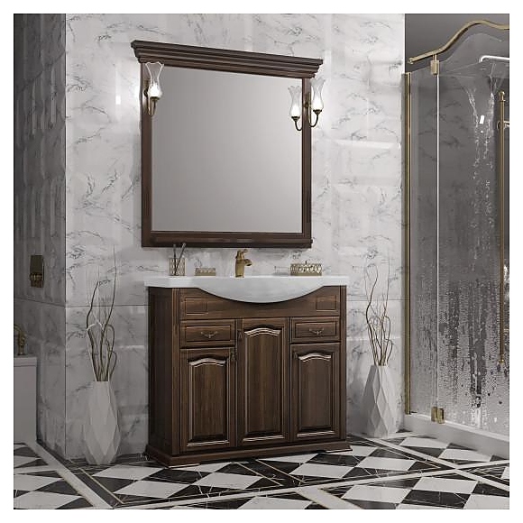 Гарнитур напольный OPADIRIS Риспекто 95, 4 предмета, орех антикварный