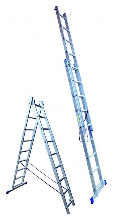 Лестница двухсекционная Мастер-инструмент Стандарт, 6 ступеней