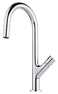 Смеситель Franke Fluence хром с выдвижным шлангом (115.0352.510)