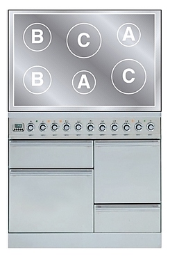 Духовка с варочной панелью ILVE PTQI-100-MP