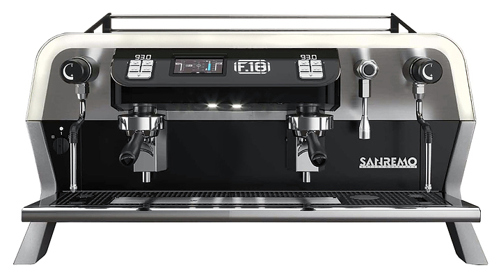 Кофемашина Sanremo F18 2GR высокие группы, белая