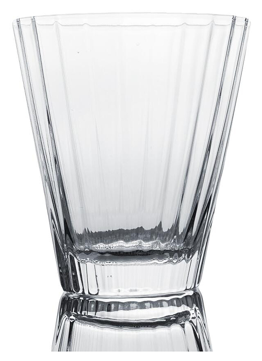 Стакан Олд Фэшн P.L. Proff Cuisine BarWare Fire Optical 340 мл, оптические грани дно овал
