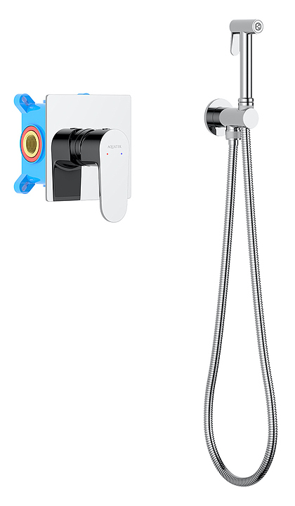 Душ гигиенический со смесителем Aquatek Оберон AQ1219CR хром