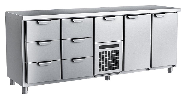 Стол холодильный HappyChef TC GH 3-3-CBR-1-1