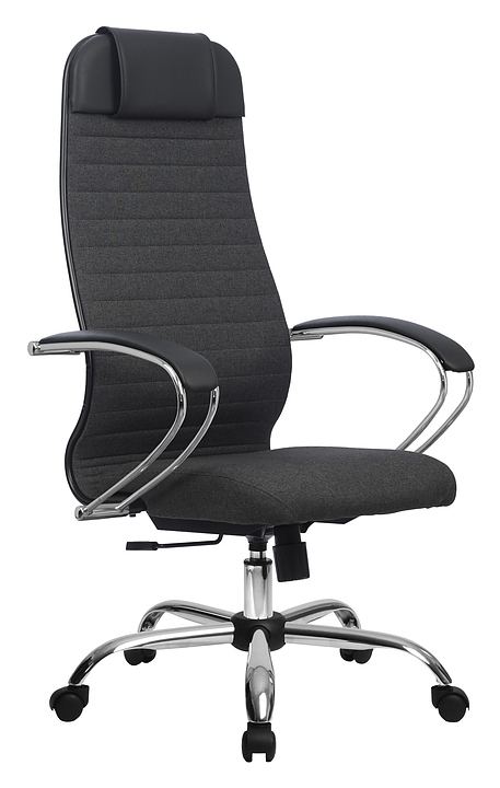 Кресло Метта Комплект 27 (MPRU)/подл.131/осн.003, темно-серое