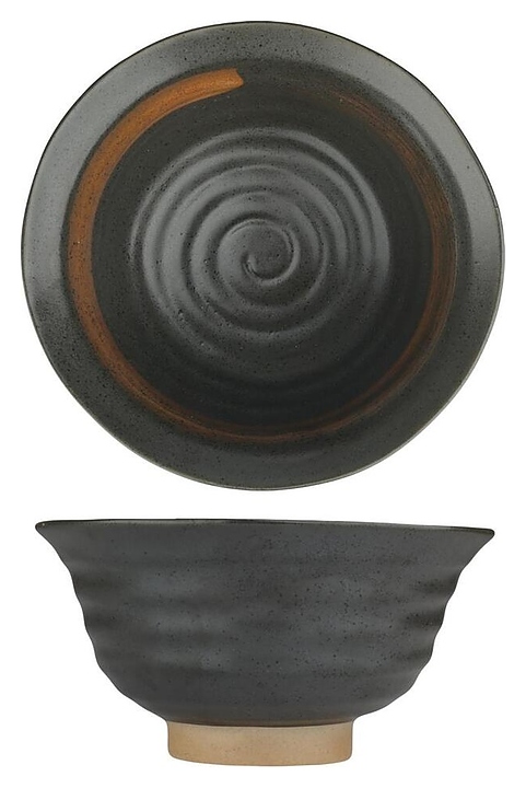 Салатник P.L. Proff Cuisine Dark Matt Panasia 16-302 AX-AS PICTURE 940 мл d=20 см h=9,8 см (фарфор)