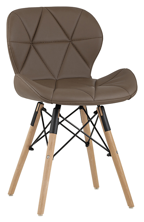 Стул Stool Group Бон экокожа коричневый