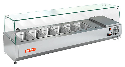 Витрина холодильная HICOLD VRTG 1525 (1/4)