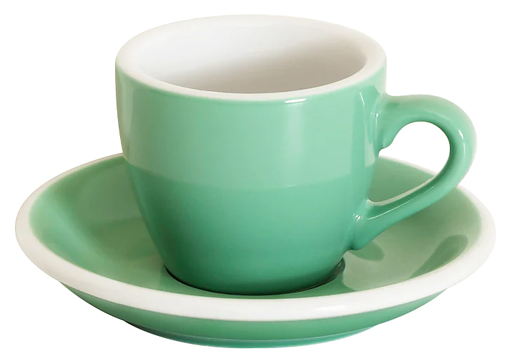 Пара кофейная Loveramics Egg C088-B128B 80 мл, мятная