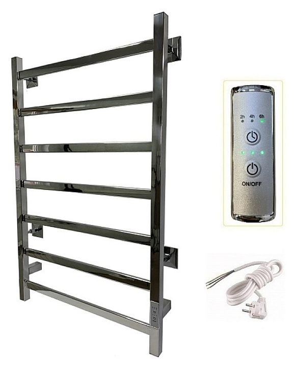 Полотенцесушитель электрический Тругор Пэк 20 кв 80х40 см, хром