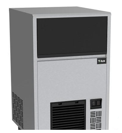 Льдогенератор T-LUX IM 4728CF Кубик Шляпка, с бункером 28 кг