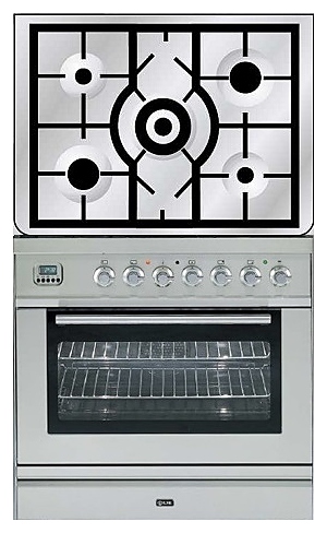 Газовая плита с духовым шкафом ILVE PL-80C-VG