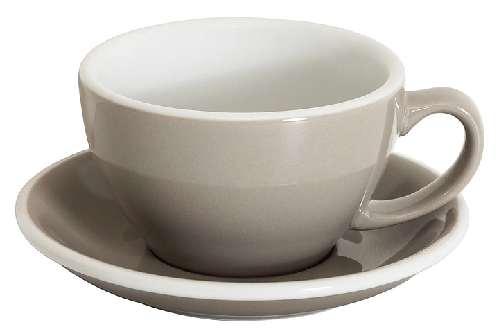 Кофейная пара Loveramics Egg Latte Cup 300-64BTP/65BTP 300 мл, серый (taupe)