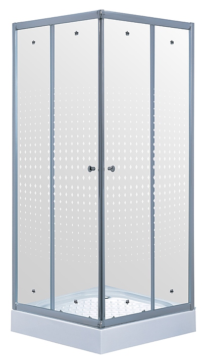 Душевой уголок TIMO TL-1102 Romb Glass 100х100 см