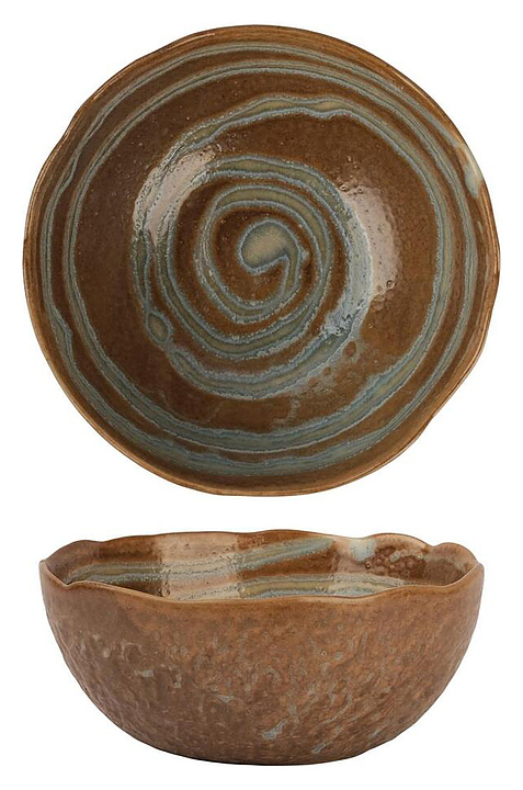 Салатник P.L. Proff Cuisine Dark Brown Frutti di Mare 81241225 15,3 см