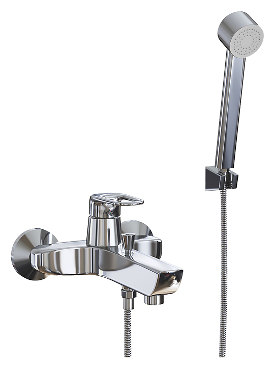 Смеситель для ванны с душем Mixline ML05-01 хром