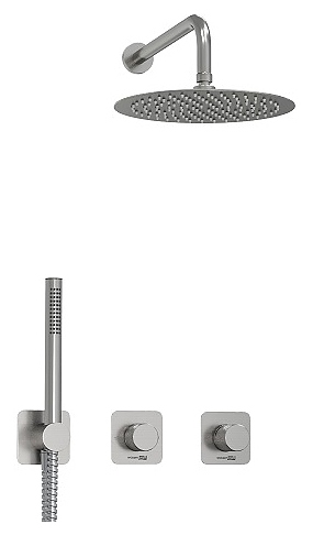 Встраиваемый комплект для душа Wasserkraft Tauber 6400 A6451.296.097.121.275.100.276 никель