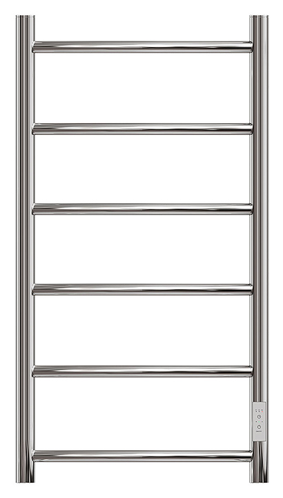 Полотенцесушитель электрический с диммером Point Афина PN04858 П6 500x800 диммер справа, хром