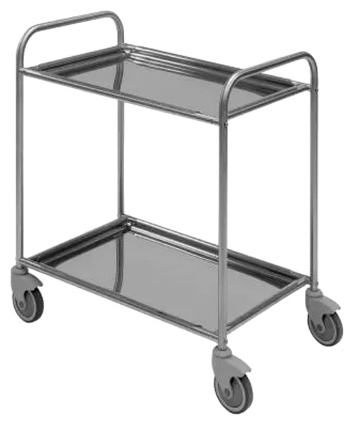 Тележка сервировочная GiMetal SME-2100 1030х530х920 мм 2 уровня