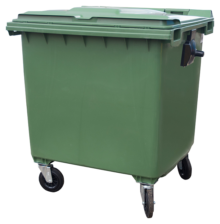 Контейнер для мусора ТАРА.РУ MGBK-1100 зеленый