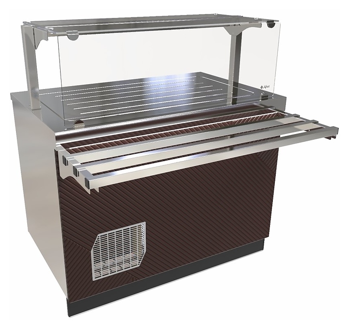 Прилавок-витрина холодильный Abat Сэйла ПВВ(Н)-70Е-04-НШ оригами