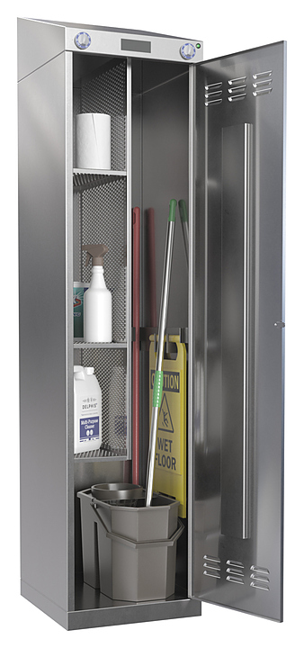 Шкаф для хранения и сушки уборочного инвентаря ATESY ШХСИ-1-02-1