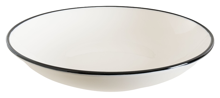 Салатник Bonna Linea LNEBLGRM13CK 220 мл d=13 см h=3,8 см (фарфор) черный