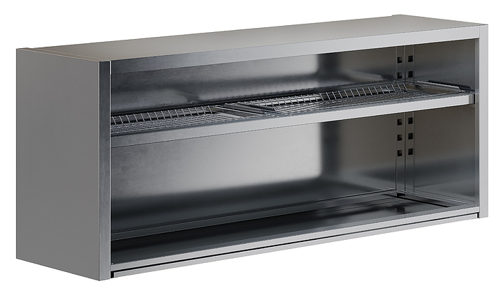 Полка настенная для стаканов Restoinox ПНО-С-6/4